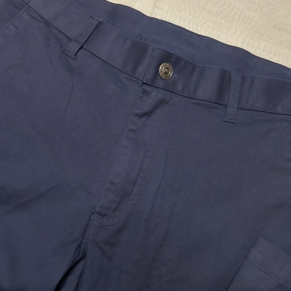 Fabletics Go-To Chino Pants Men 31x30 Navy Blue Stretch Performance Trousers